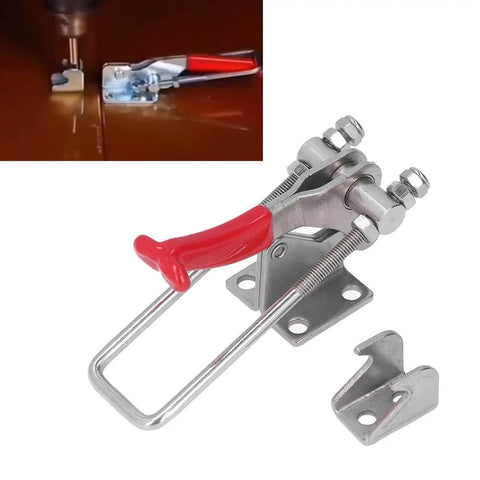 Quick Release Toggle Clamp With Adjustable Span For Vertical Clamping, Delivers 318 Kg (700 Lb) Holding Power