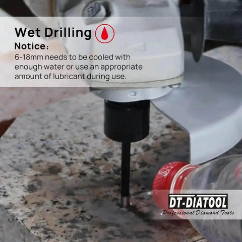 Diamond Drill Core Bits 14mm Diameter 2 Pack Welded Hole Saw For Concrete Granite Marble Hard Stone Heavy Duty With Five Eighth Inch Eleven Thread Wet Use Grit 25 35 Ideal For Faucet Holes In Stone Countertops And Plumbing Lines drilling granite