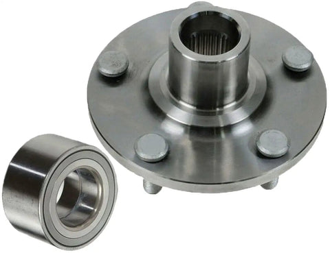 Front Wheel Bearing Hub Assembly 5 Lug Fit For Lexus ES300h ES330 ES350 RX330 RX350 RX400h Venza Sienna Camry Avalon Highlander Beefed Up Durability Drop In Ready Replacement Kit, shown with durable bearings and heavy-duty seal design.