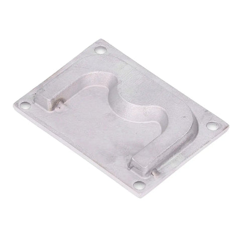 RiToEasysports stainless steel central console elevation button mounting plate with four screw holes
