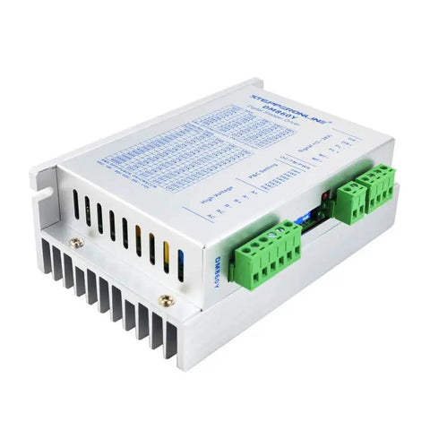 Digital Stepper Motor Driver For CNC Makers Peak Current From 2.4 Amp To 7.2 Amp, 36 To 110 Volt DC Input, Plug And Play With Nema 34 Motors