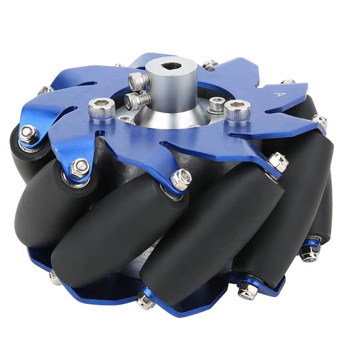 4 Inch Mecanum Wheel Right Aluminum Build With TPU Rubber Rollers For Heavy Duty Industrial Robots 45 Degree Omnidirectional Wheel