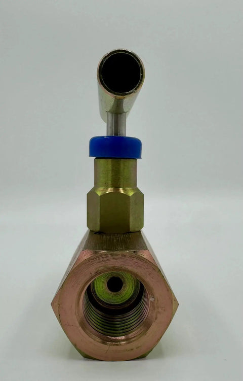 Front view of High Pressure Needle Valve One Half NPT Carbon Steel NACE Compliant MXF for Industrial Fluid Control