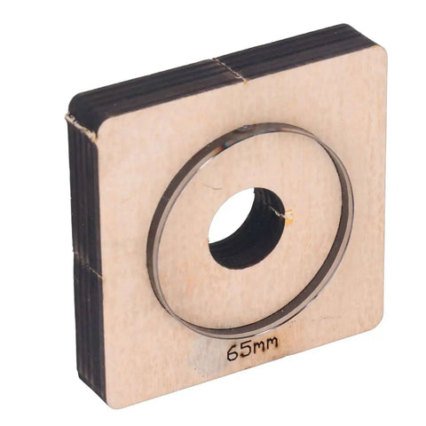 65mm Circular Leather Hole Punch Die For DIY Leatherworking Projects And Card Holders Purses Belts And More With Clean Shiny Edges And Pro Grade Durable Alloy Steel Construction
