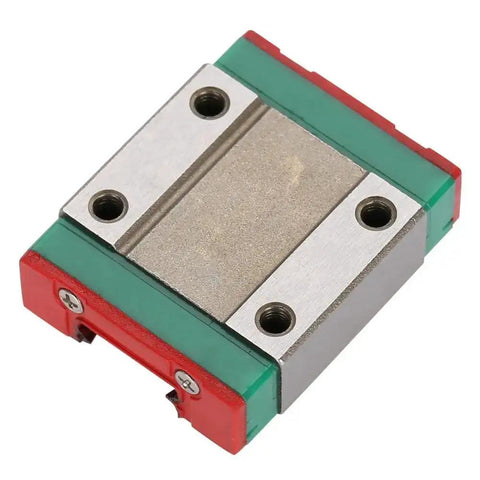 Slide block of 12mm Linear Rail Kit With Slide Block For Precision Motion Heavy Duty Build Bearing Steel Track 200mm Length Four Point Load Design Built In Lubrication System Smooth Glide For CNC Machines And Automation