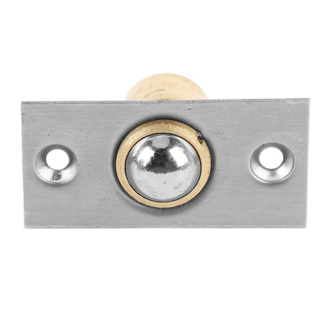 Front view of Hidden Door Pivot Hinge With 360 Degree Rotation Heavy Duty Stainless Steel Concealed Door Hardware For Bookcases And Wood Doors 600 Lbs Load Capacity Brushed Finish By Marhynchus.