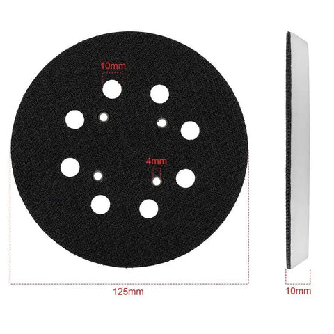 Polishing Pad Backing Pad And Sanding Disc Holder Kit For 5 Inch 125mm Polisher with hole dimensions for PEX 300 AE 400 AE 4000 AE