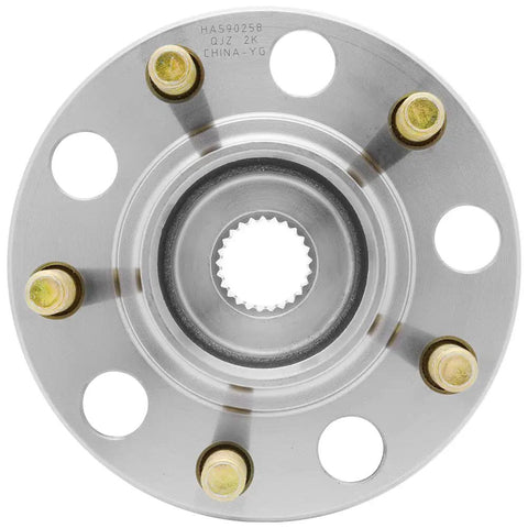 Front view of HA590258 Beefy Rear Wheel Hub Bearing Assembly for AWD Lancer 2016 2017, Outlander 2008 2012, rear hub replacement.