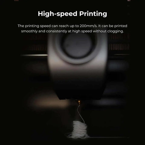 High-speed 3D printing demonstration of ASA Filament 1.75mm 1kg Spool, outdoor ready, UV resistant, weatherproof, high temperature tolerance.