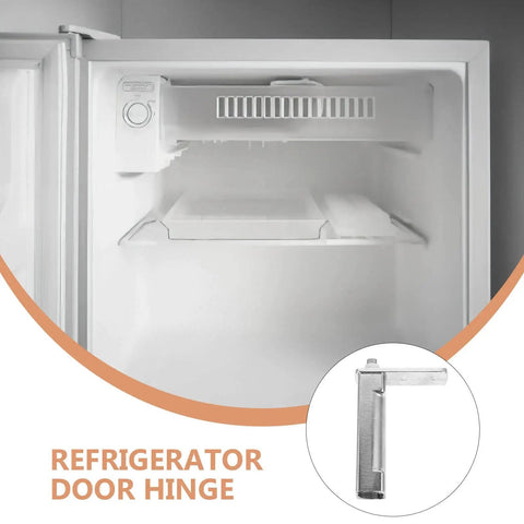 Automatic Stainless Steel Freezer Door Closer Pivot Hinge Replacement, Adjustable 4.33 X 2.76 Inches, shown in commercial refrigerator