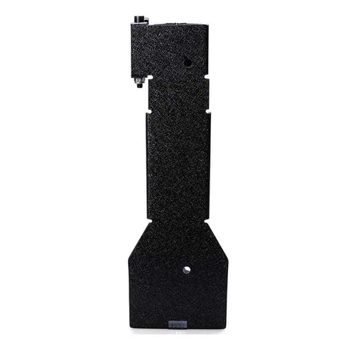 Rear High Lift Jack Mount Carrier For 2007 2017 Jeep Wrangler JK Off Road Easy Bolt On Jack Holder front view in black material