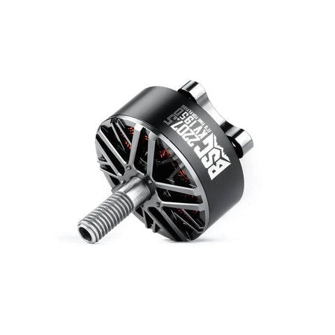 2100KV FPV Motor For 5 Inch Drones, 2207.5 Size, N52H Magnets, 6S Compatible, showcasing sleek design and sturdy build for high thrust.