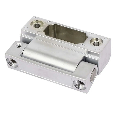 Heavy Duty Damping Hinge Aexit For Gates And Doors With Constant Torque Zinc Alloy Silver Tone 60x35x18mm Durable