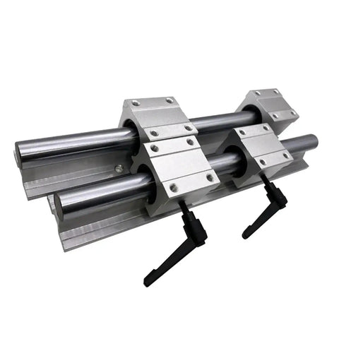 Precision Linear Rail Kit With 200 to 1000mm Guide Rail Includes Two SBR10UU or SBR12UU Blocks and 1 Rail Carriage for CNC.