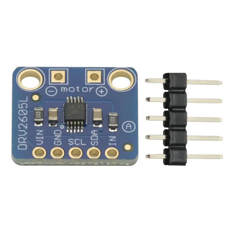Front view of Dope Tiny Motor Driver Module Buzzer And Vibration Controller Board For Haptic Feedback 18mm Card Size 3V 5V