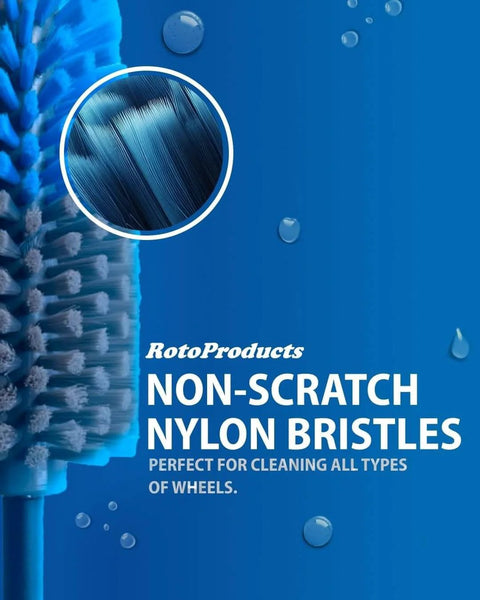 Extended Reach Drill Brush Attachment For Cars And Trucks With Beast Power And Heavy Duty Non Scratch Nylon Bristles close-up
