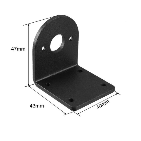 L Shaped Mounting Bracket For 540 545 550 555 Motors In Alloy Steel 3mm Thick With 13mm Mount Holes Rust Resistant Finish