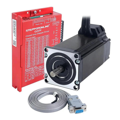 Closed Loop Stepper Motor Kit For CNC Systems With 3 Nm Torque Nema 23 Two Phase Four Lead Motor And High Resolution Encoder