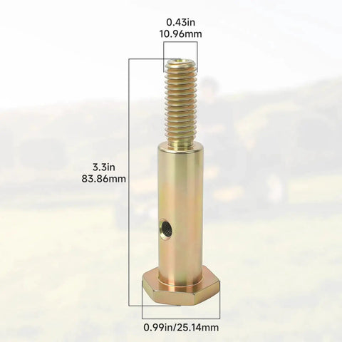 Shoulder Bolt 7/16-14 For Lawn Mowers And Lawn Tractors Replacement Part 738-3102 938-3102 Durable Steel Fastener Close-up