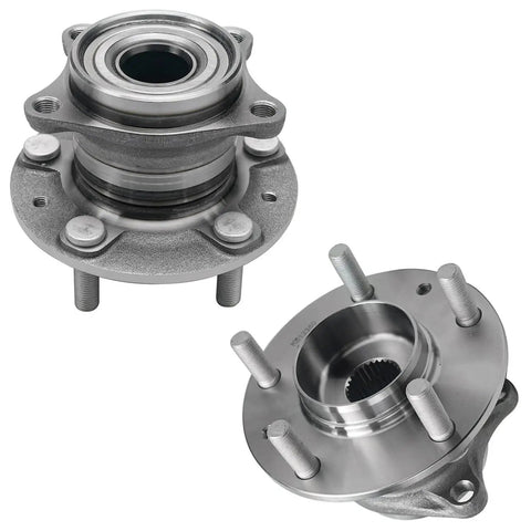 AWD Rear Wheel Bearing Hubs Kit For 2007-2012 Mazda CX-7 With 2 Rear Hubs And 2 Sway Bar End Links - Complete 4 Piece Replacement