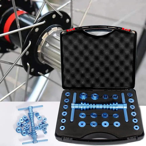 Aluminum Alloy Bicycle Bearing Press Set For Universal Wheel Hub Installation And Repair Durable Drift Tool Kit with case
