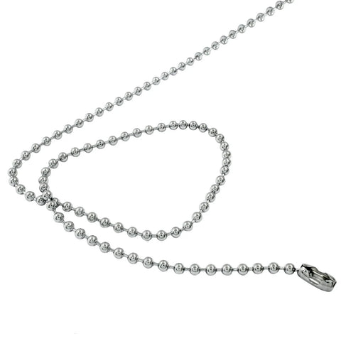 Stainless Steel Ball Chain Extension For Window Blind Vertical Replacement 10 Feet Beaded Pull Chain 4 5mm With 10 Connectors Rust Resistant
