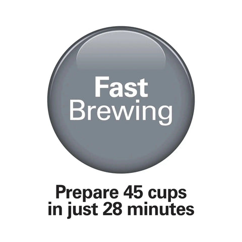 45 Cup Fast Brew Coffee Urn And Hot Beverage Dispenser Great For Large Crowds Keeps Coffee Hot And Ready Brews 15 To 45 Cups In About 28 Minutes