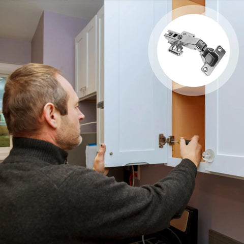 Install process of Soft Close 45 Degree Cabinet Door Hinges For Corner Cabinets Balacoo Heavy Duty Metal Wardrobe Hinges