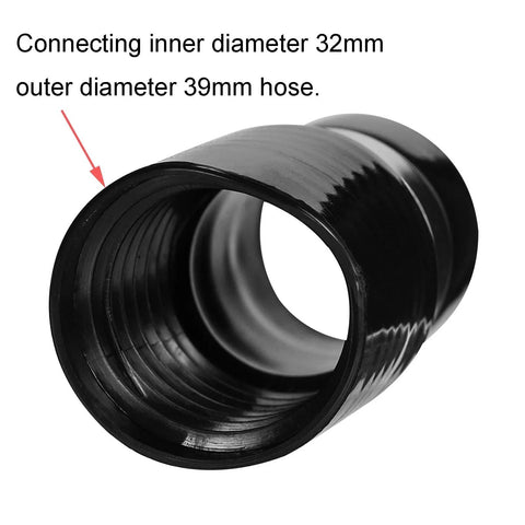 1-1/4 Inch Central Vacuum Hose Adapter Universal Connector For Wet And Dry Systems, 32mm Inner 39mm Outer Diameter