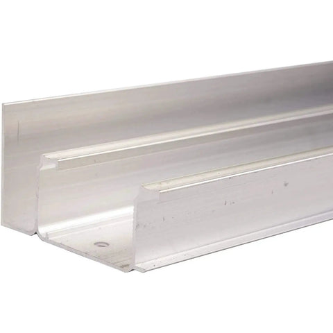 Twin Wheel Bypass Sliding Door Hardware Kit For Doors 1 3 8 Inch Thick, 75 Pound Capacity, Residential Grade Top Hung Track System