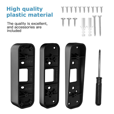 Adjustable Doorbell Angle Mount For Blink 1st Gen And REOLINK WiFi Video Doorbell With tools and screws