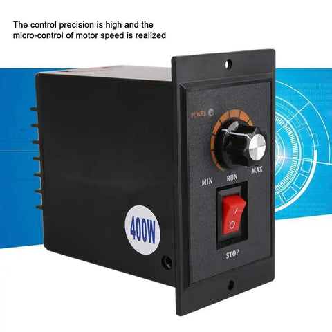 High Precision PWM Variable Frequency Motor Speed Controller 220V AC 50 60Hz Quick Response 400W front view