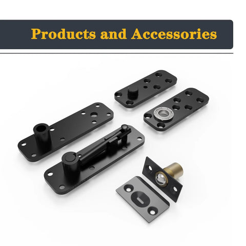 Beefy Heavy Duty Stainless Steel Hidden Door Pivot Hinge System for Wooden Doors 360 Degree Rotation Invisible Door Hinges