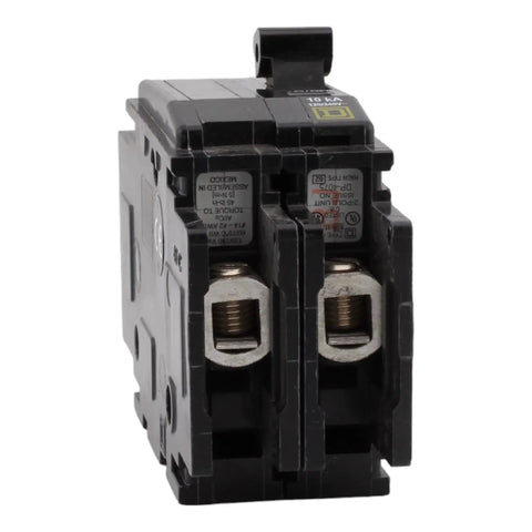 QOU260 Miniature Circuit Breaker 120/240V 60 Amp 1 Phase 4 Pole Nema 3R Rated, Home Electrical Panel Breaker front view