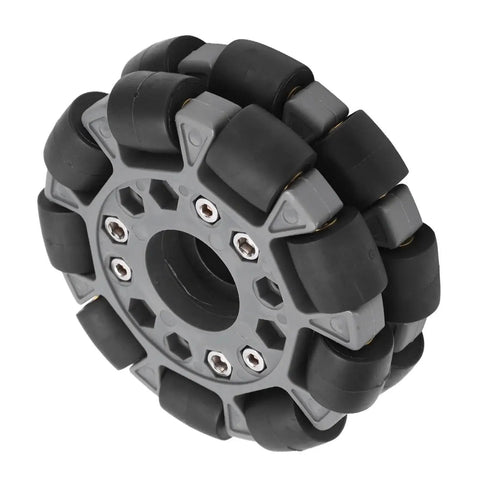 100mm Double Omni Directional Plastic Wheel For Robotic Vacuums And Racing Wheel Robots, All Terrain Wear Resistant Replacement Wheel