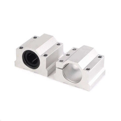 4Pcs SCS8UU 8mm 0.31 Inch Diameter Linear Motion Ball Bearing Slide Bushing for 3D printer DIY CNC machine aluminum blocks