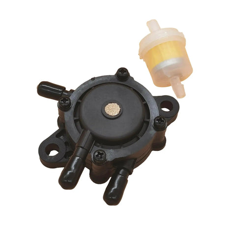 Vacuum Fuel Pump With Fuel Filter For 17HP To 25HP Small Engine Outdoor Lawn Mower Tractor Durable Replacement Fits Honda Yamaha John Deere