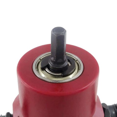 Double Head Sheet Metal Nibbler Cutter Drill Attachment close-up showing the connection point, ideal for iron, stainless steel, and plywood.