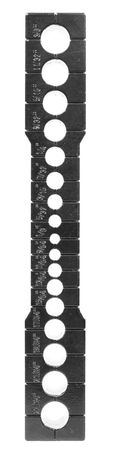 Heavy Duty Universal Handheld Drill Guide And Jig With 17 Precision Drill Holes From 1/8 To 3/8 Inch In 1/64 Inch Steps