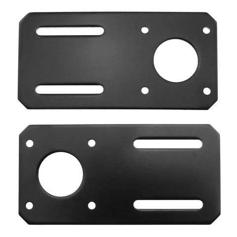 Versatile 2 Pack Motor Mount And Bracket For NEMA 17 Stepper Motor In Steel Construction With End And Bottom Mounting Options