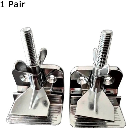 Two Pack Butterfly Frame Hinge Clamp Set For Screen Printing Heavy Duty Zinc Alloy DIY Hobby Tool With Screws