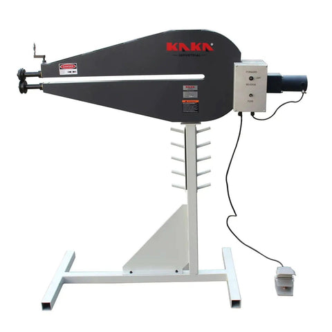 36 Inch Throat Electric Bead Roller For Sheet Metal 20 Gauge Capacity Motorized Rotary Forming Machine with foot pedal