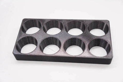 Storage Organizer Rack Tray For ER40 Collet CNC Milling Chuck Holder Lathe, durable 3D printed composite tray.