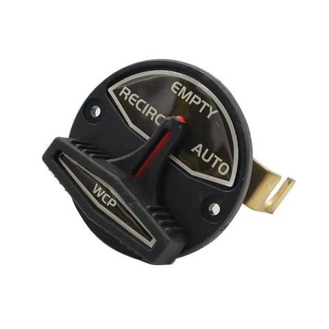 Livewell Valve Actuator Switch Kit 5900006 showing recirc and empty modes for marine livewell controls, compatible with Ranger boats.