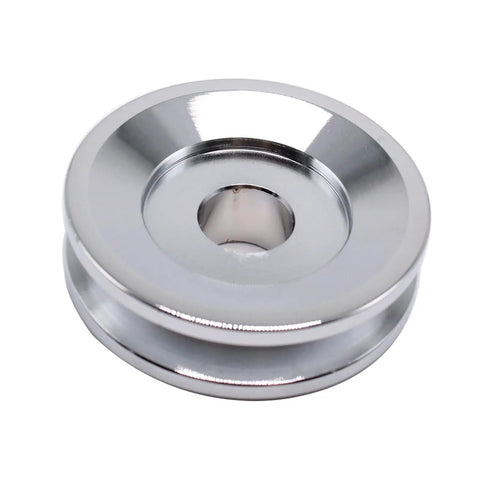 Beefed Up Alternator Fan And Pulley Kit For Chevy Small Block 327 350 383 400 Fits 1957 Through 1985 Chrome Pulley