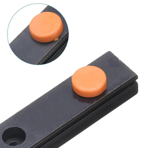 Close-up of the Two 450mm Linear Guide Rails For MGN12H Carriage Block Bearing Steel Guide Rail Set with smooth sliding performance