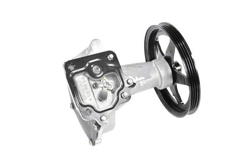 ACDelco GM Original Equipment vacuum pump with black pulley and silver housing.