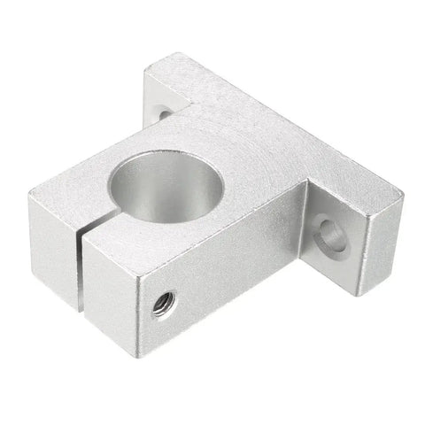 4 Pieces SK20 Aluminum Linear Rail Shaft Supports And 20mm Motion Guides For CNC Machines And 3D Printers, front view