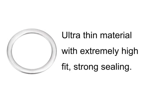 Ultra Thin Stainless Steel Flat Washers M12 By 16 By 0.5mm 100 Piece Set shown with text highlighting features