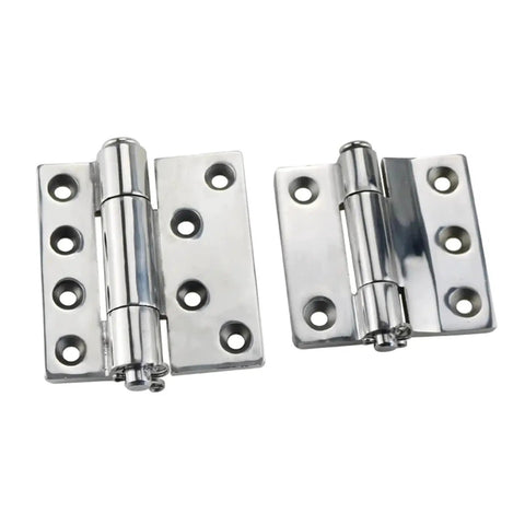 Heavy Duty Beefed Up 304 Stainless Steel Hinges For Industrial Doors With High Load Bearing Capacity 1 Piece Model XG02-145-1